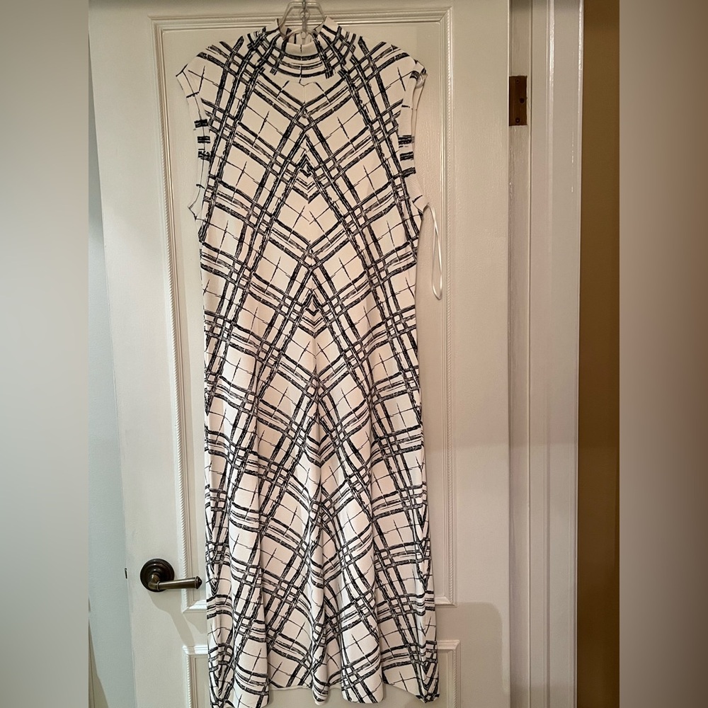St. John Monochrome Knit Dress